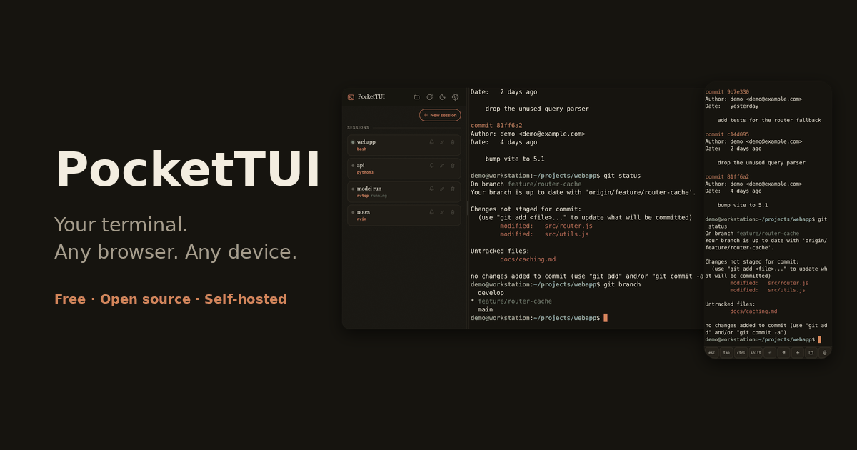 PocketTUI — So I built